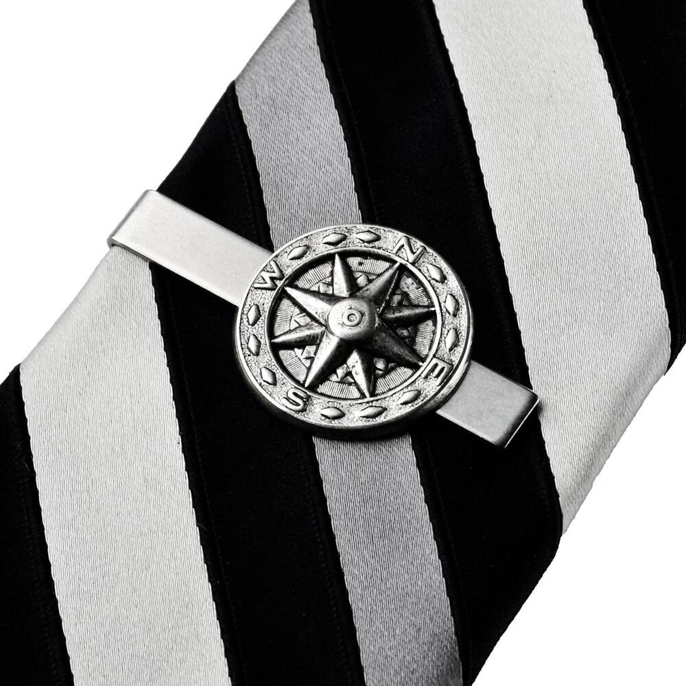 Compass Tie Clip